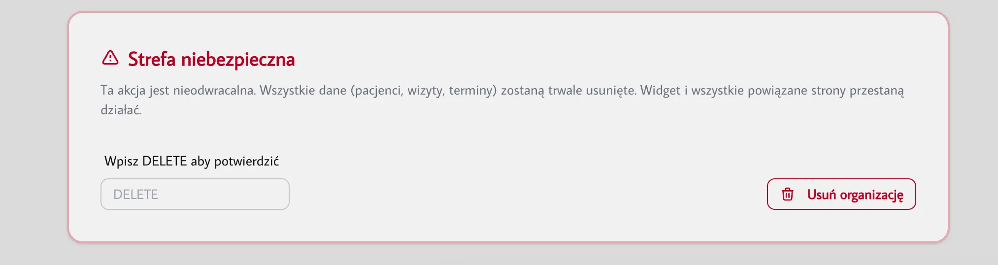 Strefa niebezpieczna